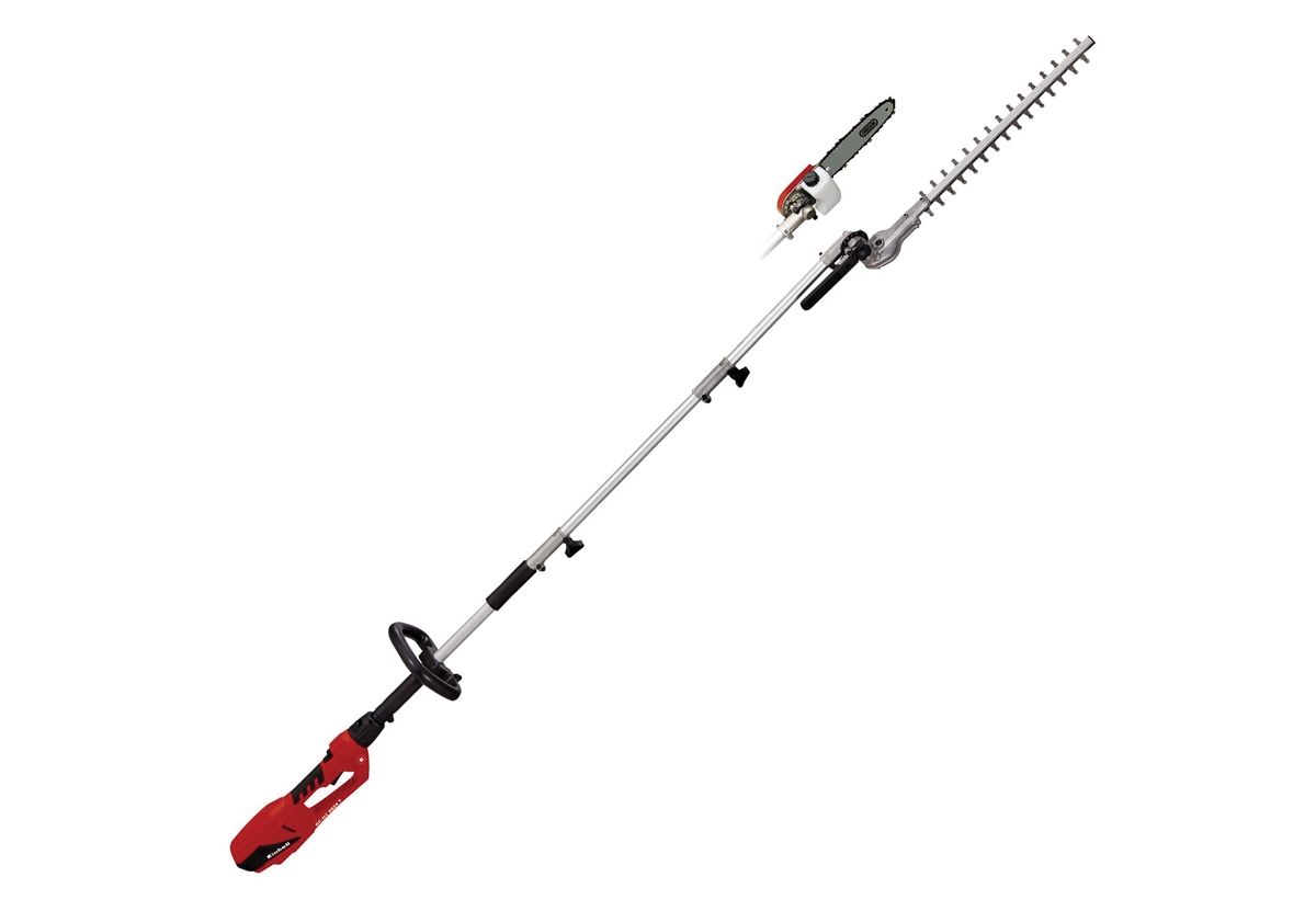 Απεικονίζεται η χλοοκοπτική μηχανή